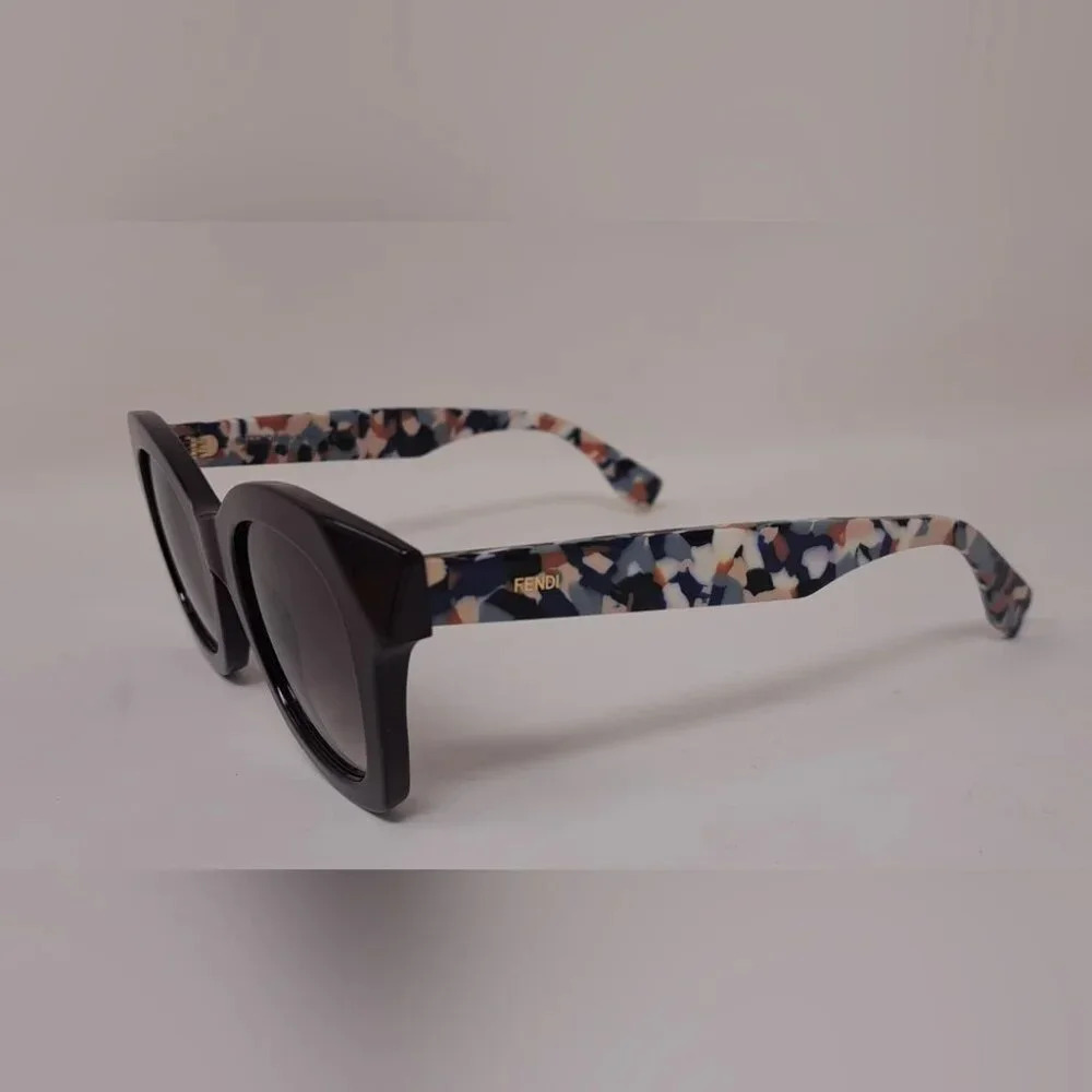 Fendi Womens Sunglasses Chromia Mauve Gradient Square FF0204/S 5ND/J8 48-23-140 - Picture 10 of 16